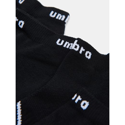 Sinsay - Skarpetki z nadrukiem Umbro 3 pack - czarny Sinsay 43/46 Sinsay