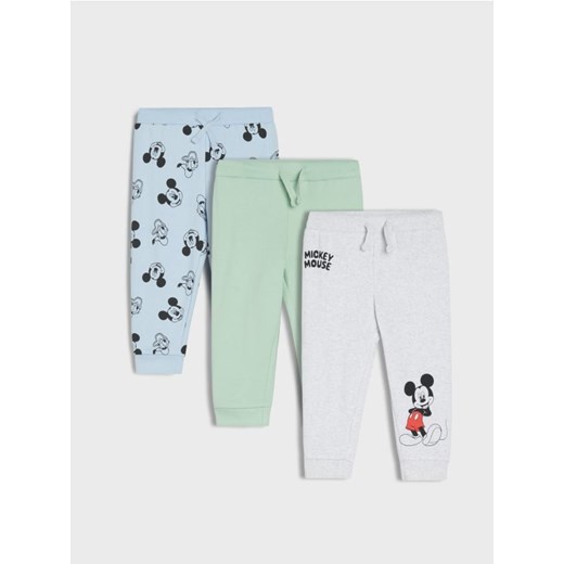 Sinsay - Spodnie 3 pack Mickey Mouse - niebieski ze sklepu Sinsay w kategorii Odzież dla niemowląt - zdjęcie 184890224