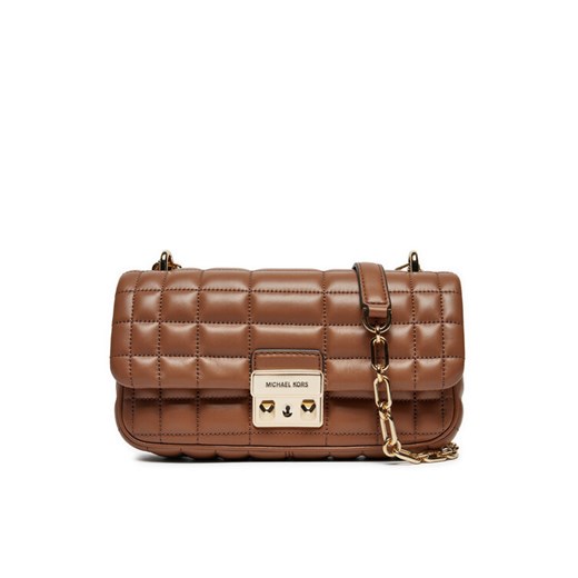 Torebka MICHAEL Michael Kors Tribecca 30R4G2RL5L Brązowy ze sklepu eobuwie.pl w kategorii Listonoszki - zdjęcie 184890432