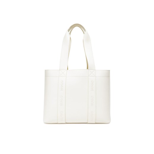 HUGO Torebka 50547491 Biały ze sklepu MODIVO w kategorii Torby Shopper bag - zdjęcie 184890651