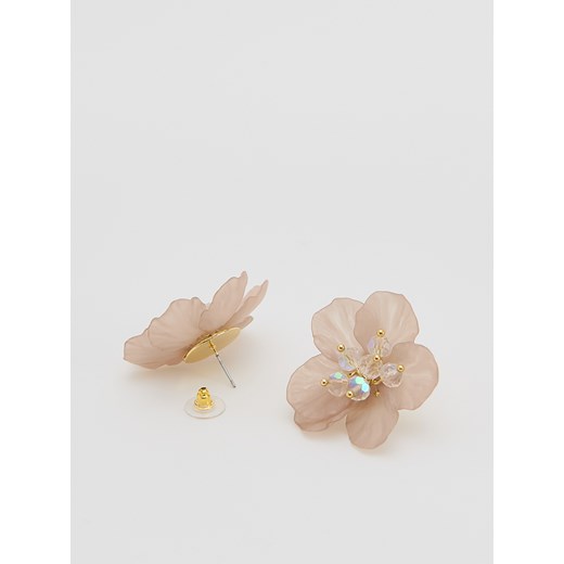 Reserved - Kolczyki w kształcie kwiatów - lawendowy Reserved ONE SIZE Reserved