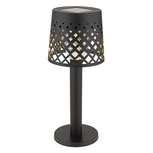 Globo lighting Lampa solarna LED w kolorze czarnym - wys. 21 x Ø 9 cm ze sklepu Limango Polska w kategorii Dekoracje i akcesoria ogrodowe - zdjęcie 184891611
