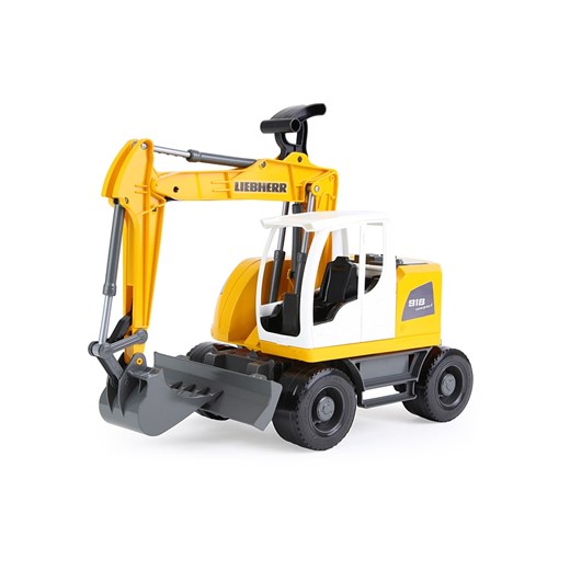 LENA Pojazd &quot;WORXX Bagger Liebherr A918 Litronic&quot; w kolorze żółtym - 3+ ze sklepu Limango Polska w kategorii Zabawki - zdjęcie 184891682