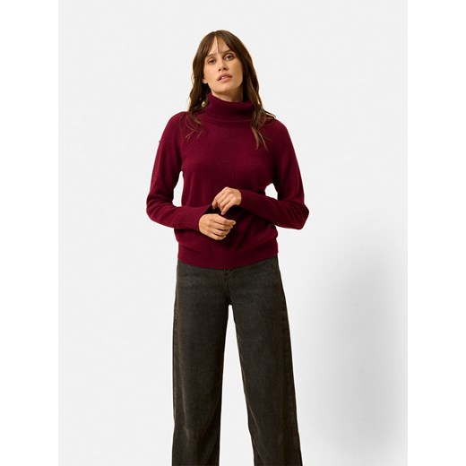 Just Cashmere Kaszmirowy golf &quot;Debbie&quot; w kolorze bordowym ze sklepu Limango Polska w kategorii Swetry damskie - zdjęcie 184891923