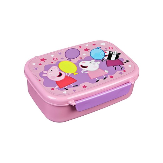 Peppa Pig Śniadaniówka &quot;Świnka Peppa&quot; w kolorze jasnoróżowym - 18 x 13,5 x 6 cm ze sklepu Limango Polska w kategorii Naczynia dziecięce - zdjęcie 184892141