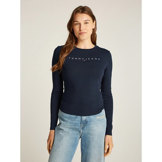 TOMMY JEANS Koszulka w kolorze granatowym ze sklepu Limango Polska w kategorii Bluzki damskie - zdjęcie 184892302