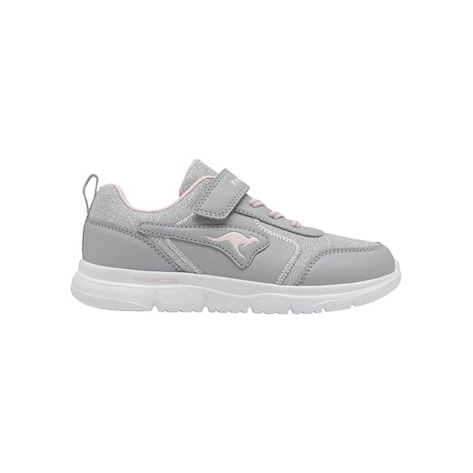 Kangaroos Sneakersy &quot;K-ETK Zig EV&quot; w kolorze szaro-jasnoróżowym ze sklepu Limango Polska w kategorii Buty sportowe dziecięce - zdjęcie 184892802