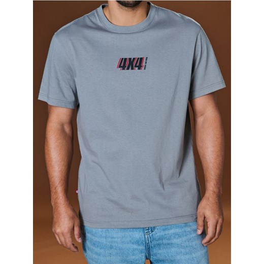 Sinsay - Koszulka z nadrukiem - szary ze sklepu Sinsay w kategorii T-shirty męskie - zdjęcie 184904083