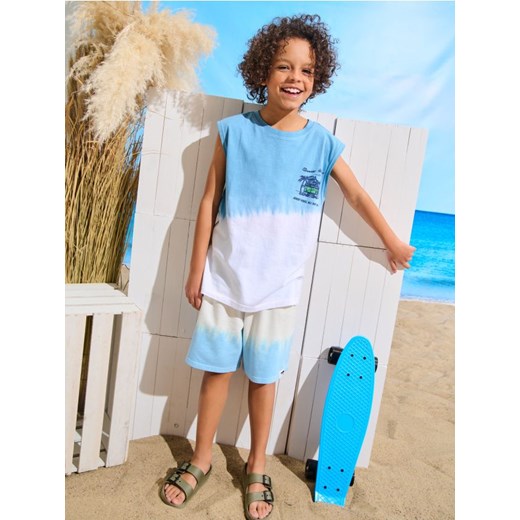 Sinsay - Szorty tie dye - niebieski ze sklepu Sinsay w kategorii Spodenki chłopięce - zdjęcie 184904291