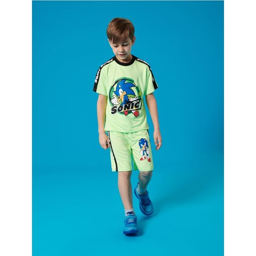 Sinsay - Szorty Sonic The Hedgehog - zielony ze sklepu Sinsay w kategorii Spodenki chłopięce - zdjęcie 184904460