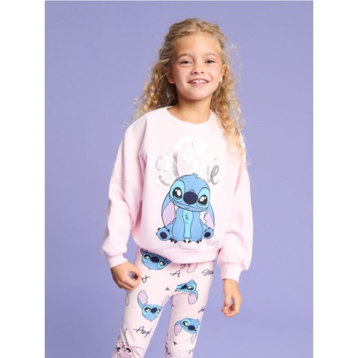 Sinsay - Bluza Stitch - różowy - id: 3268J-38X - marki Sinsay - 184904474 Sinsay - Bluza Stitch - różowy ze sklepu Sinsay w kategorii Bluzy dziewczęce - zdjęcie 184904474