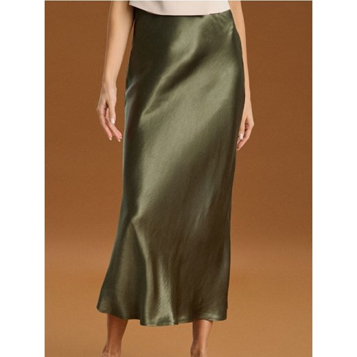 Sinsay - Spódnica maxi - khaki Sinsay L okazja Sinsay
