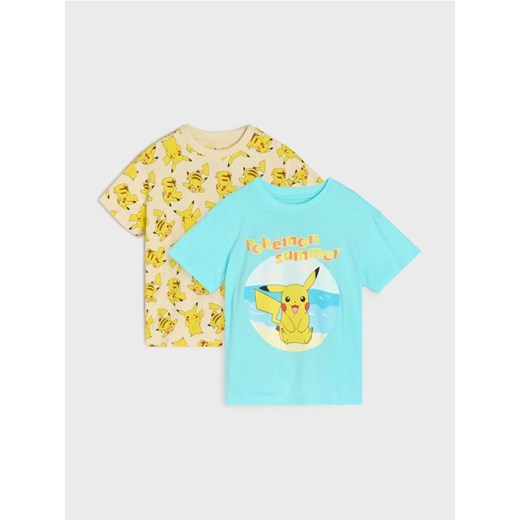 Sinsay - Koszulki 2 pack Pokémon - wielobarwny ze sklepu Sinsay w kategorii T-shirty chłopięce - zdjęcie 184904501