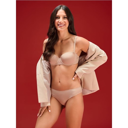 Sinsay - Majtki brazyliany 2 pack - kremowy Sinsay XL Sinsay