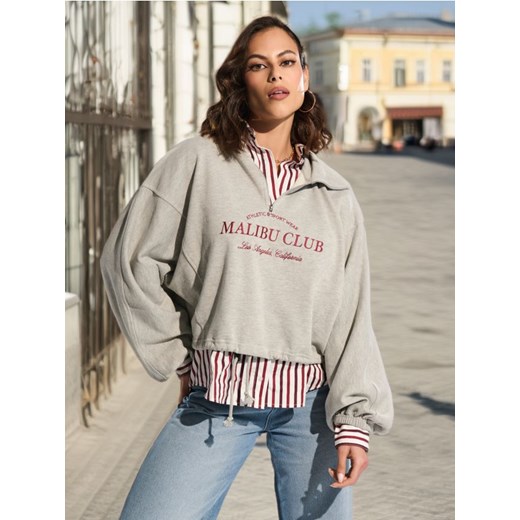 Sinsay - Bluza - szary Sinsay S promocyjna cena Sinsay