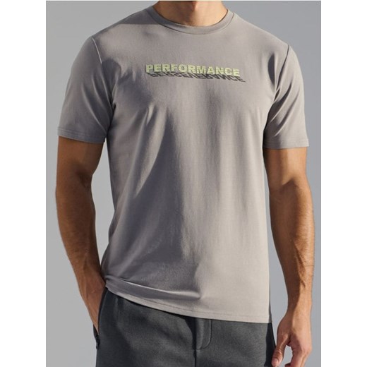 Sinsay - Koszulka SNSY PERFORMANCE - kremowy ze sklepu Sinsay w kategorii T-shirty męskie - zdjęcie 184905020