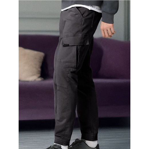 Sinsay - Jeansy regular jogger fit - szary ze sklepu Sinsay w kategorii Jeansy męskie - zdjęcie 184905340