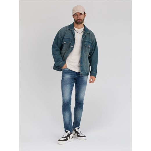 Sinsay - Jeansy slim fit - niebieski ze sklepu Sinsay w kategorii Jeansy męskie - zdjęcie 184905351