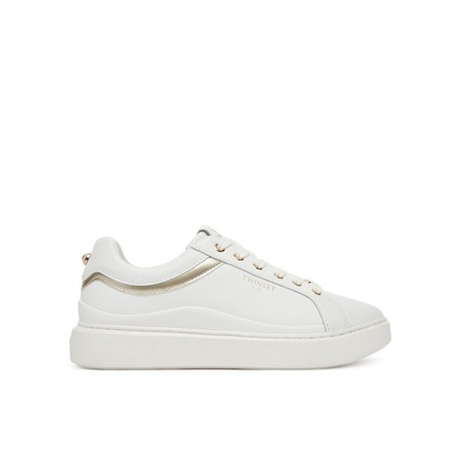 TWINSET Sneakersy 252TCP020 Biały ze sklepu MODIVO w kategorii Buty sportowe damskie - zdjęcie 184906050