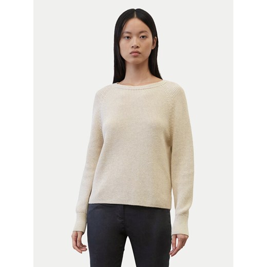 Marc O'Polo Sweter B01 6059 60109 Beżowy Loose Fit ze sklepu MODIVO w kategorii Swetry damskie - zdjęcie 184906084
