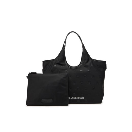 KARL LAGERFELD Torebka A3W30116 Czarny ze sklepu MODIVO w kategorii Torby Shopper bag - zdjęcie 184906124