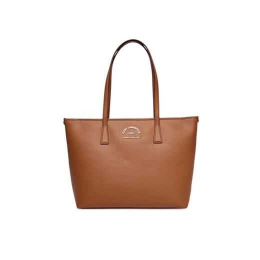 KARL LAGERFELD Torebka A3W30314 Brązowy ze sklepu MODIVO w kategorii Torby Shopper bag - zdjęcie 184906162