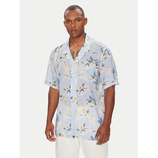 Tommy Hilfiger Koszula Bowling UM0UM03227 Błękitny Regular Fit ze sklepu MODIVO w kategorii Koszule męskie - zdjęcie 184906224