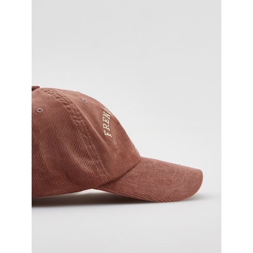 Reserved - Czapka z daszkiem - brązowy Reserved ONE SIZE Reserved