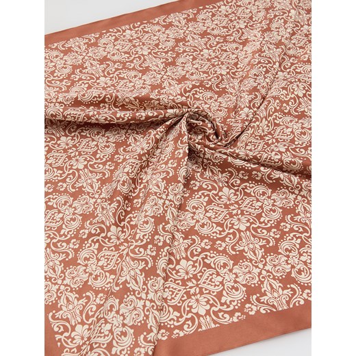 Reserved - Wzorzysta apaszka - koralowy Reserved ONE SIZE Reserved