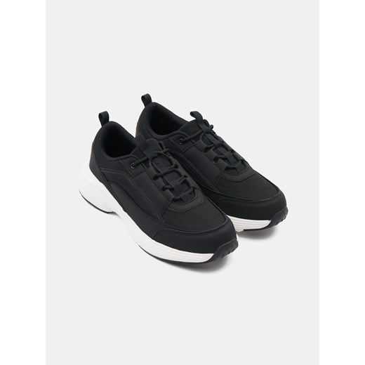 Sinsay - Sneakersy sznurowane - czarny Sinsay 37 Sinsay