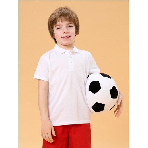 Sinsay - Koszulka polo w stylu basic - biały ze sklepu Sinsay w kategorii T-shirty chłopięce - zdjęcie 184915020