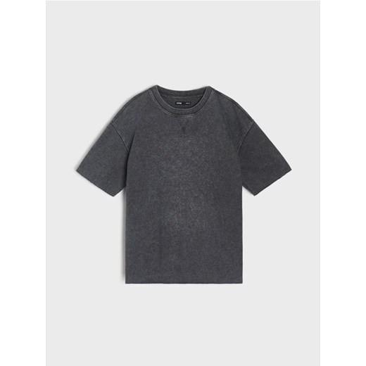 Sinsay - Bluza z krótkim rękawem - szary ze sklepu Sinsay w kategorii Bluzki damskie - zdjęcie 184915120