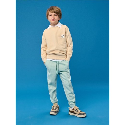 Sinsay - Spodnie loose fit - zielony ze sklepu Sinsay w kategorii Spodnie dziewczęce - zdjęcie 184915151