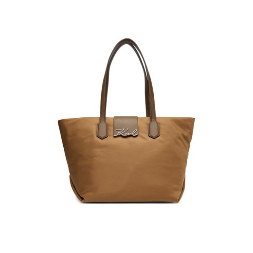 Torebka KARL LAGERFELD A3W30029 Brązowy ze sklepu eobuwie.pl w kategorii Torby Shopper bag - zdjęcie 184916382