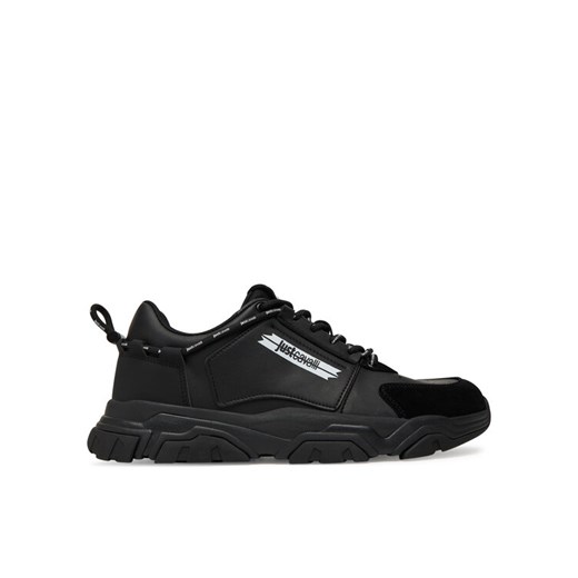 Sneakersy Just Cavalli 79QA3SH1 Czarny ze sklepu eobuwie.pl w kategorii Buty sportowe męskie - zdjęcie 184916393