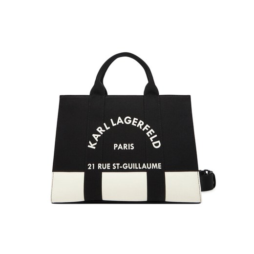 Torebka KARL LAGERFELD A3W50025 Czarny ze sklepu eobuwie.pl w kategorii Torby Shopper bag - zdjęcie 184916521