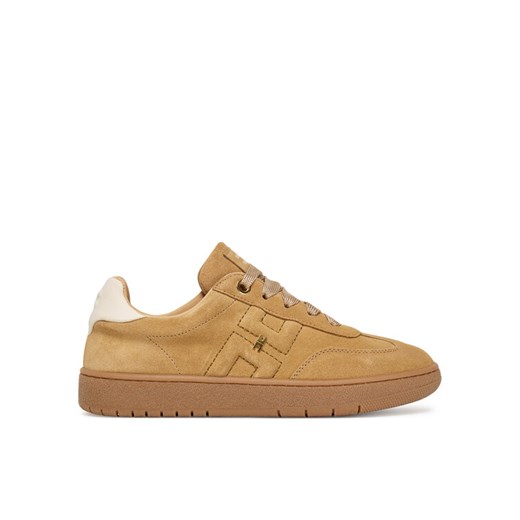 Sneakersy Elisabetta Franchi Low Cut Lace Up F4A9-E0340-0071 S Brązowy ze sklepu eobuwie.pl w kategorii Buty sportowe dziecięce - zdjęcie 184916552