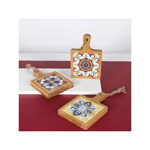 Villa d´Este Deska w kolorze jasnobrązowo-czarnym do krojenia - 12,9 x 19,6 cm Villa D´este onesize promocja Limango Polska