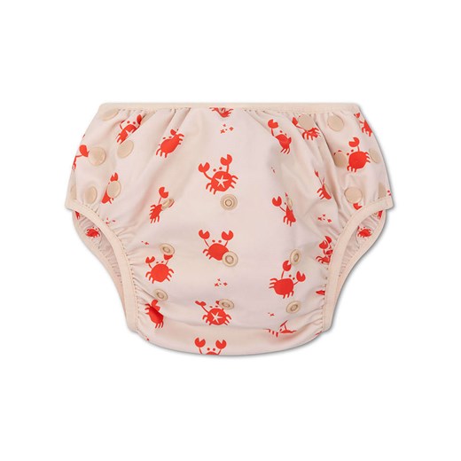 Swim Essentials Pieluszka kąpielowa &quot;Oh Crab&quot; w kolorze pomarańczowym ze sklepu Limango Polska w kategorii Pielęgnacja dziecka - zdjęcie 184917920