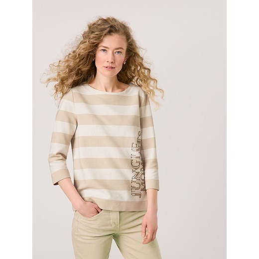 Gerry Weber Koszulka w kolorze beżowo-kremowym Gerry Weber 40 okazyjna cena Limango Polska