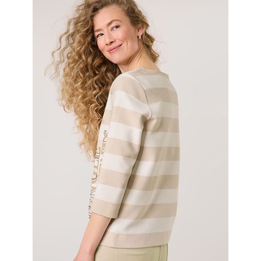 Gerry Weber Koszulka w kolorze beżowo-kremowym Gerry Weber 42 Limango Polska wyprzedaż