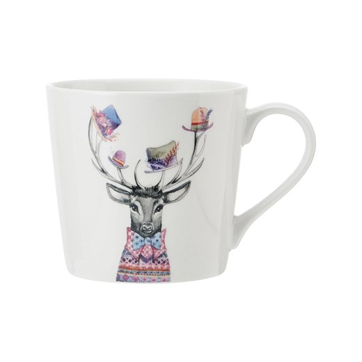 Mikasa Kubek &quot;Stag&quot; w kolorze białym ze wzorem - 380 ml ze sklepu Limango Polska w kategorii Naczynia - zdjęcie 184918470