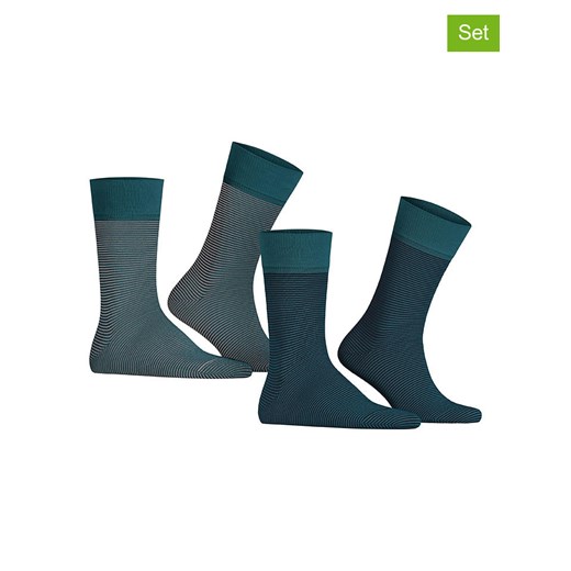 ESPRIT Skarpety (2 pary) &quot;Allover&quot; w kolorze morsko-szarym ze sklepu Limango Polska w kategorii Skarpetki męskie - zdjęcie 184919574