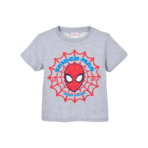 Spiderman Koszulka &quot;Spiderman&quot; w kolorze szarym Spiderman 116 wyprzedaż Limango Polska