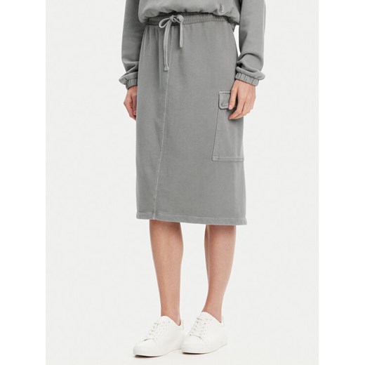 United Colors Of Benetton Spódnica midi 39BLD000E Szary Regular Fit ze sklepu MODIVO w kategorii Spódnice - zdjęcie 184920230