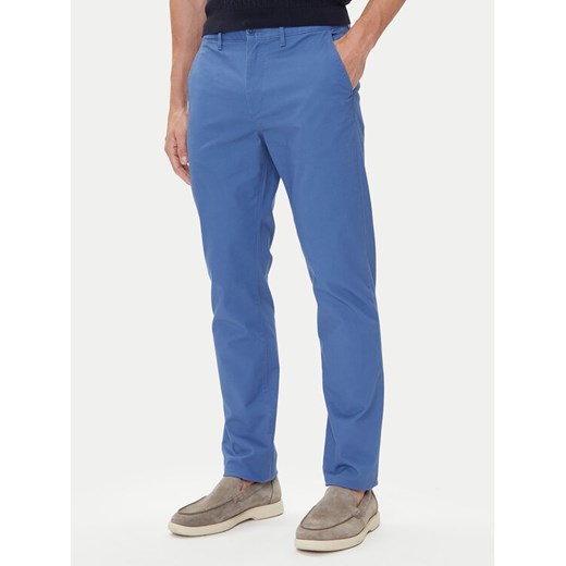 Tommy Hilfiger Chinosy Denton Essential MW0MW40262 Niebieski Straight Fit ze sklepu MODIVO w kategorii Spodnie męskie - zdjęcie 184920954