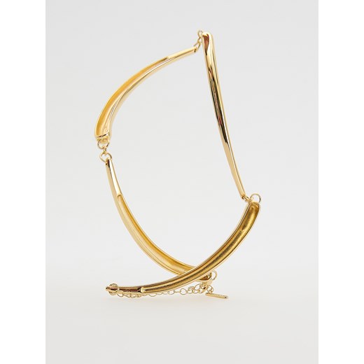 Reserved - Naszyjnik z łączonych elementów - złoty Reserved ONE SIZE Reserved