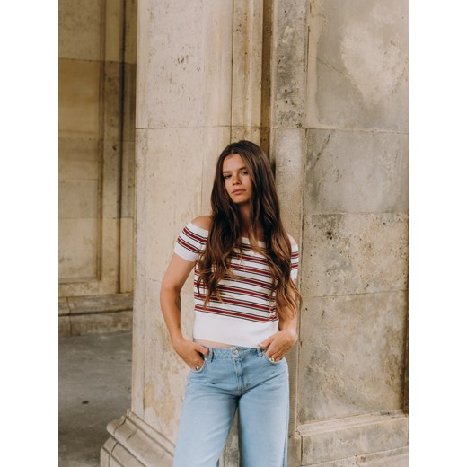 Reserved - Dzianinowa bluzka - wielobarwny ze sklepu Reserved w kategorii Bluzki damskie - zdjęcie 184921463