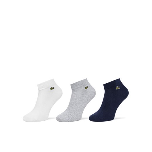 Zestaw 3 par niskich skarpet unisex Lacoste RA2917 Kolorowy ze sklepu eobuwie.pl w kategorii Skarpetki damskie - zdjęcie 184921482