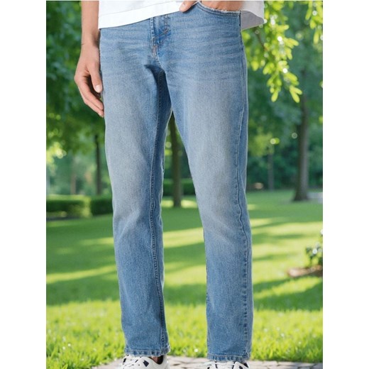 Sinsay - Jeansy slim - niebieski Sinsay 34 Sinsay